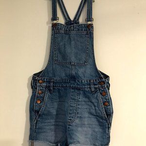Madewell denim shorteralls size small
